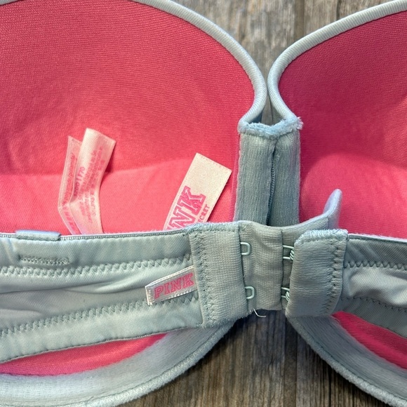 PINK Victoria’s Secret where everywhere multiway push-up strapless bra 32DD - Picture 3 of 4